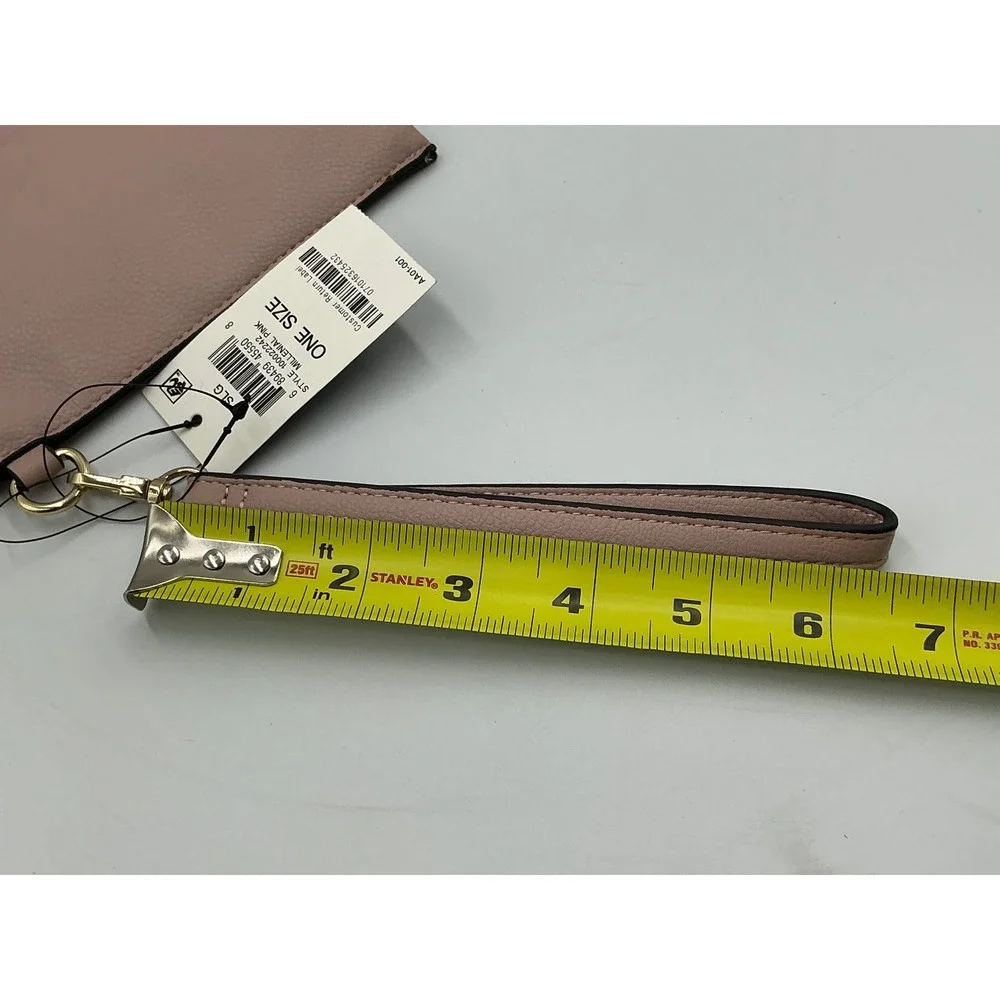 INC‎ International Concepts Wristlet Clutch OS Millennial Pink Tassel 100022242